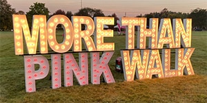 Susan G. Komen“More than Pink Walk”标志 