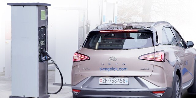 Swagelok und EMPA haben zusammengearbeitet, um die Technologie von Wasserstofffahrzeugen voranzutreiben