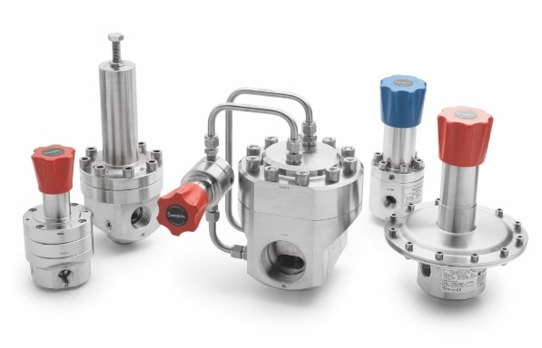 Variety of Swagelok pressure regulators