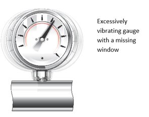 Pressure Gauge with Excessive Vibration