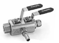 Swagelok integral double block and bleed valve