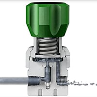 supply pressure effect in a pressure reducing regulator