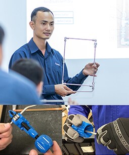 Schulungen zur Installation von Rohrverschraubungen zur Vermeidung von Fluidsystemleckagen