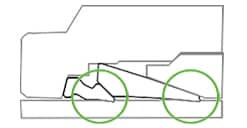 Mechanische Klemmringverschraubung für mittleren Druck