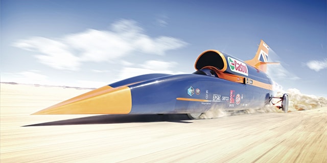 Vehículo cohete Bloodhound SSC