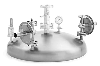 What types of pressure regulators are best for hazardous fluid and gas storage?