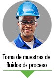 Ingeniero de toma de muestras de fluidos de proceso