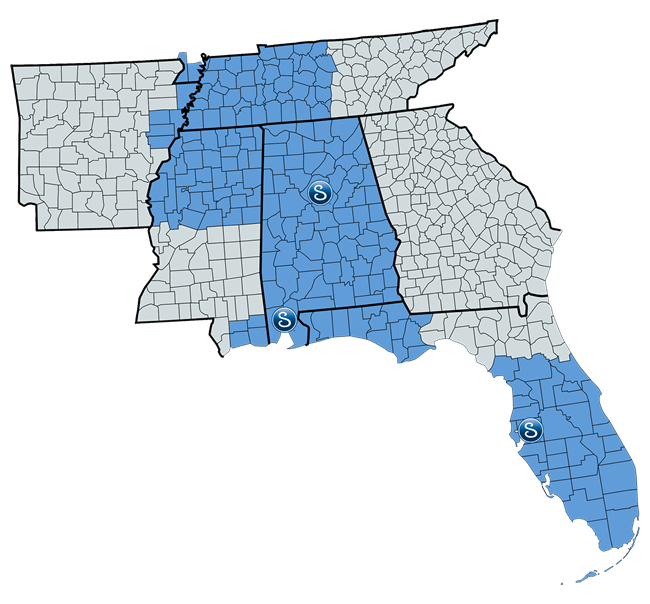 Swagelok Alabama | Central & South Florida | West Tennessee Service Area