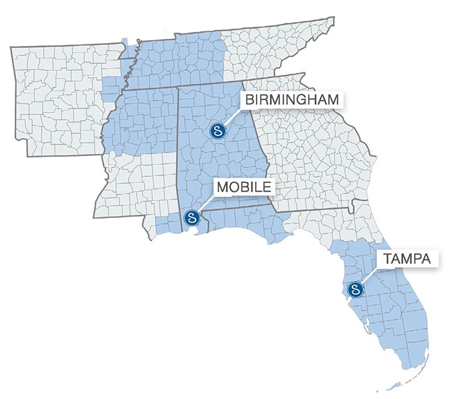 Swagelok Alabama Sales and Service Centers in Birmingham Mobile and Tampa