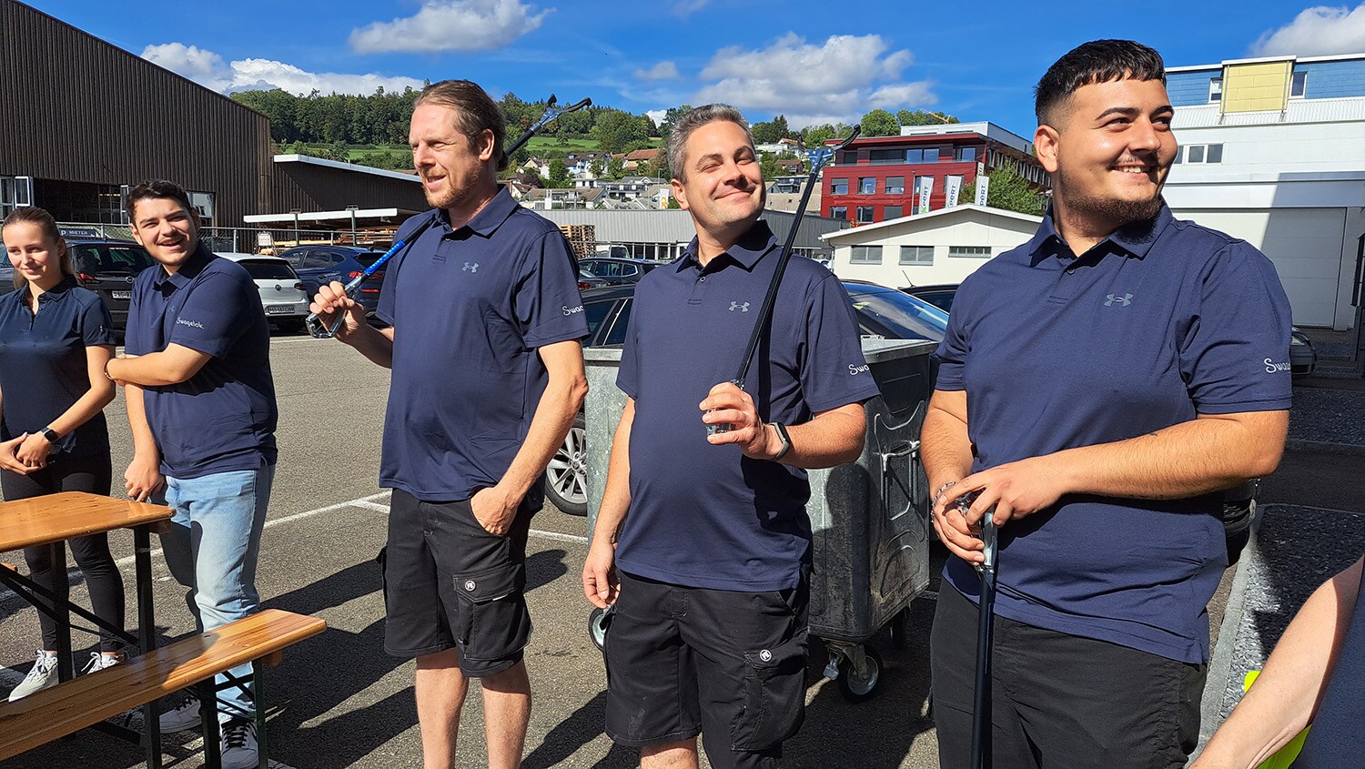 Swaglelok Wohlen Team am Clean up Day 2023