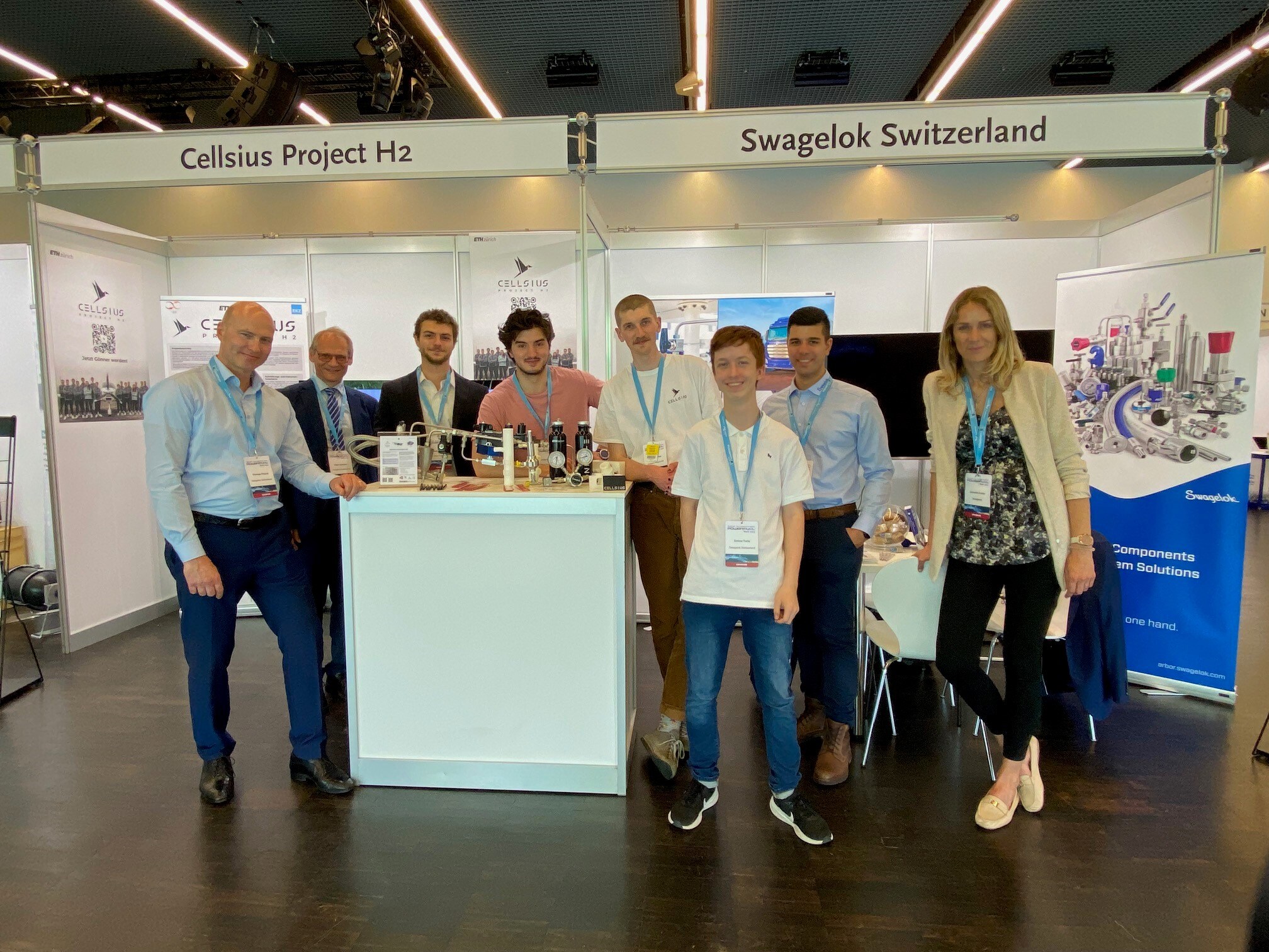 Swagelok booth at Powerfuel Lucerne