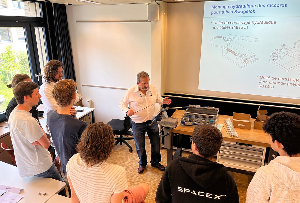 Swagelok essential training at EPFL