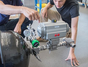 Swagelok Propulsion System assembly