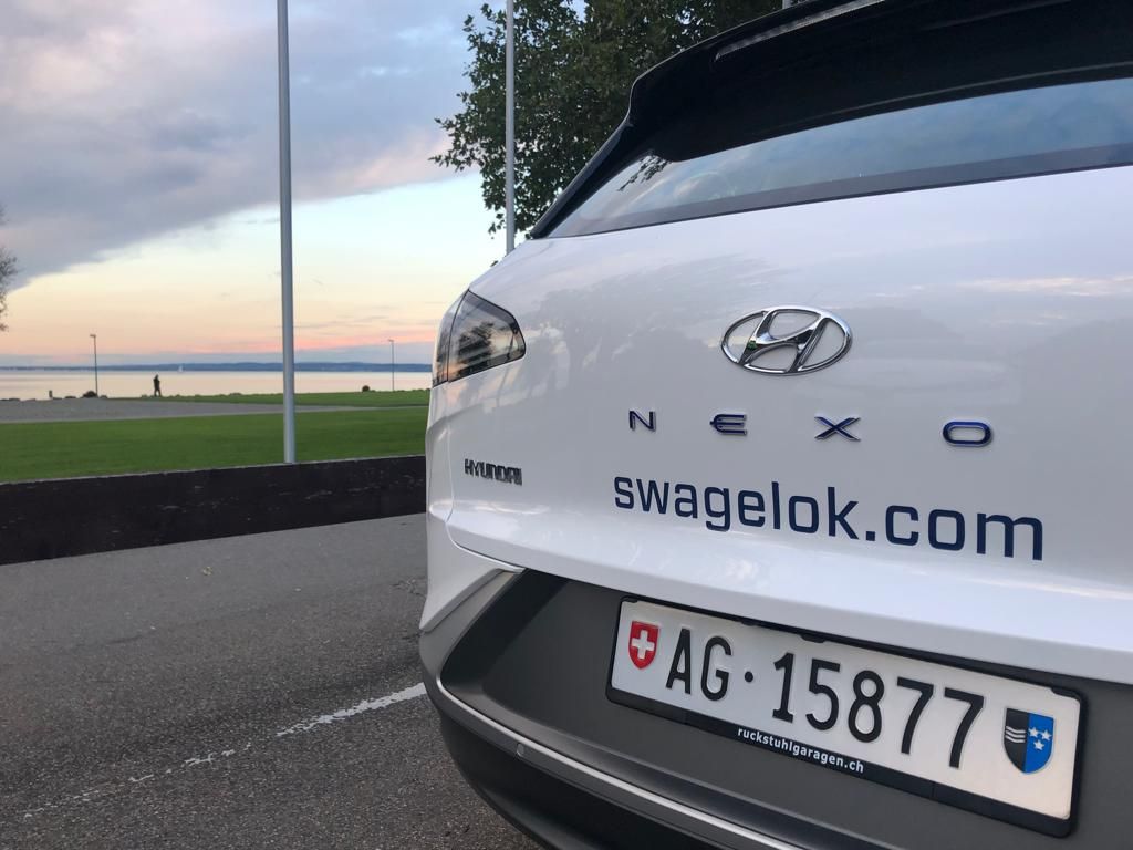 Swagelok Hyundai Nexo rear view 