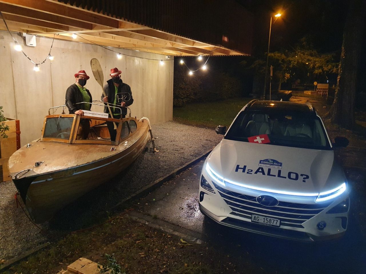 Team Switzerland at marina Lucern