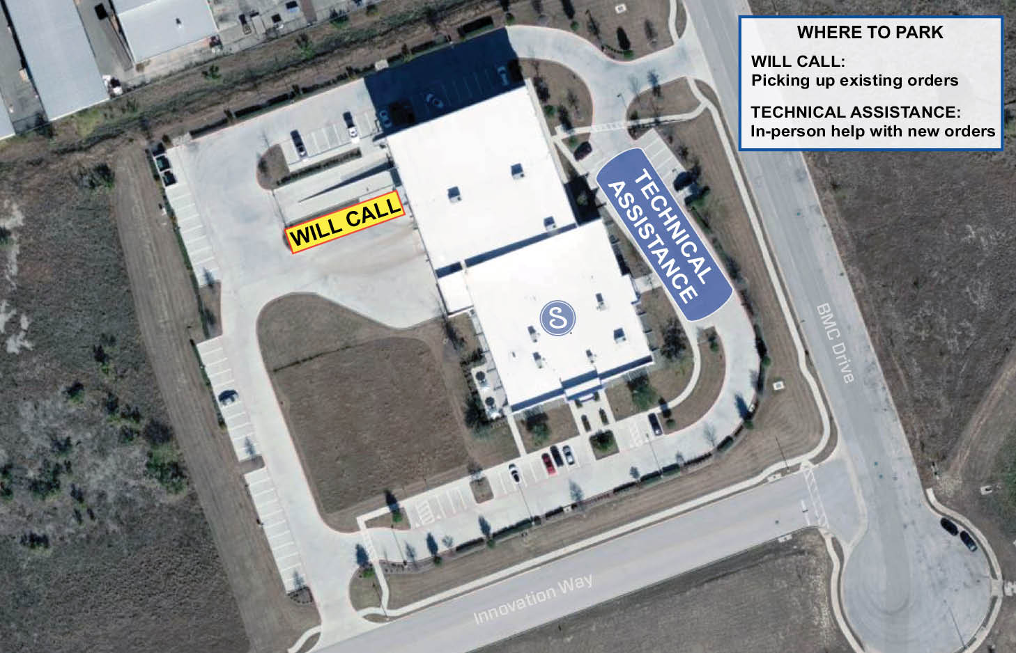 Will Call Directions Swagelok