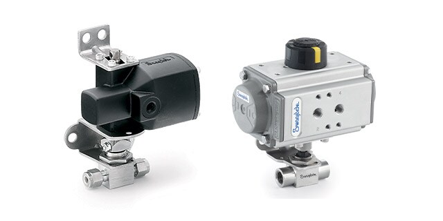 image of automated ball valves
