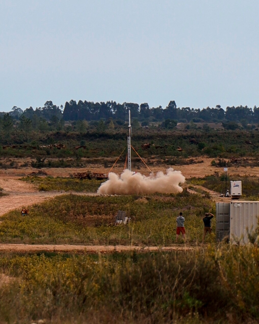 Start Houbolt Flüssigrakete