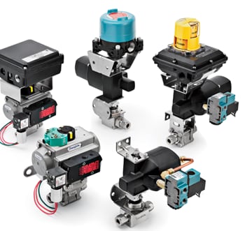 actuated ball valves