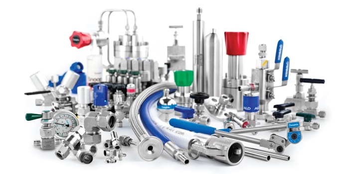 swagelok products for extraction industry