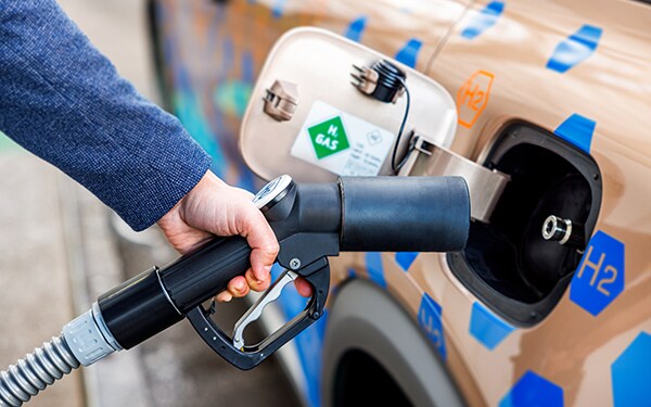 clean energy source being used for a vehicle