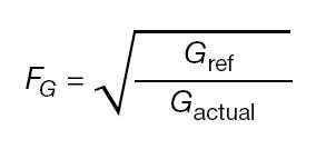 Specific Gravity Factor