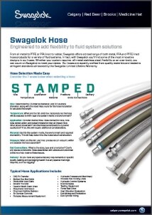 Swagelok Hose Selection Guide