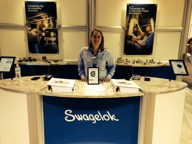 Swagelok Associate at Trade Show