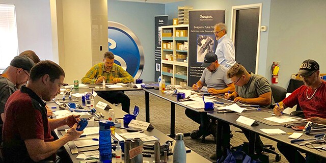 Phil Reid Leads Swagelok Training Class