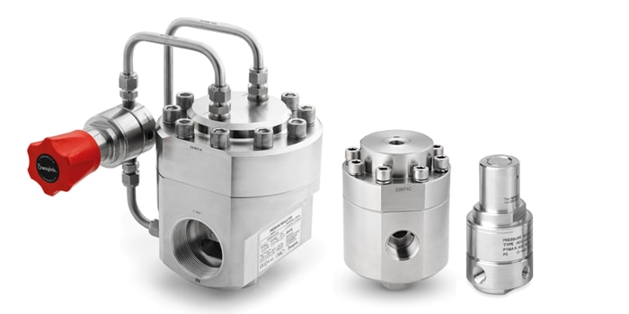 Pressure-reducing dome-loaded regulators