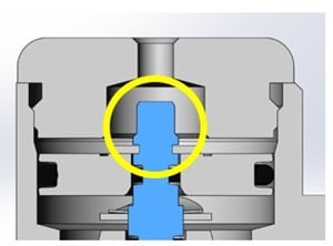 Current Bellows valve stem