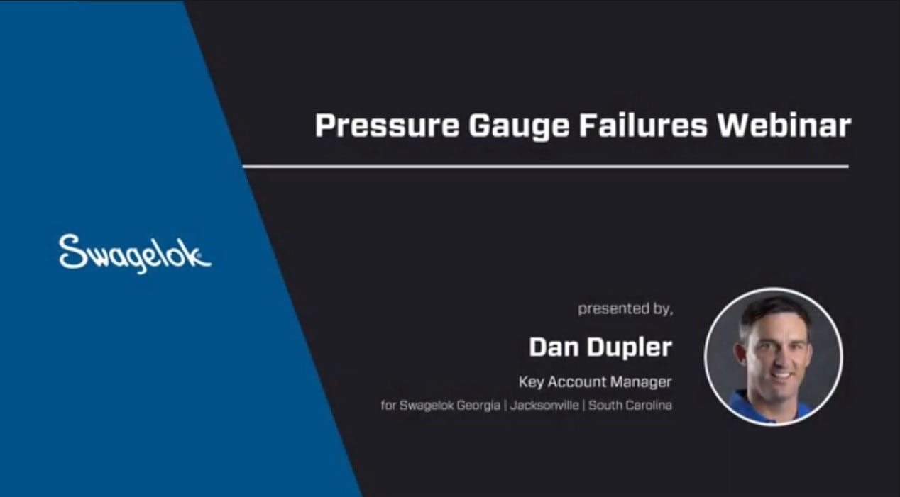 Pressure Gauge Failure Webinar