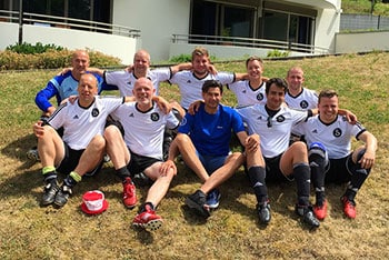 Fußball Mannschaft von Swagelok Hamburg