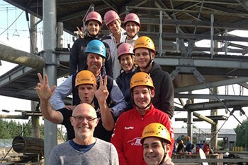 Swagelok Hamburg-Team 3 im Kletterpark