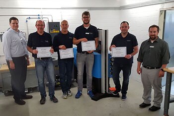 Zertifikat für die Schlauchmaschine
