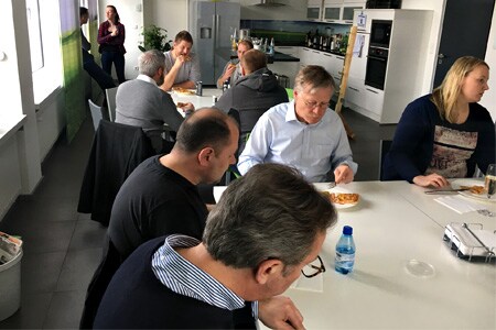 Swagelok Hamburg - Gemeinsames Pizzaessen