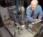 Ingenieur dokumentiert technische Details