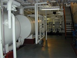 Kesselanlage eines Dampfsystems