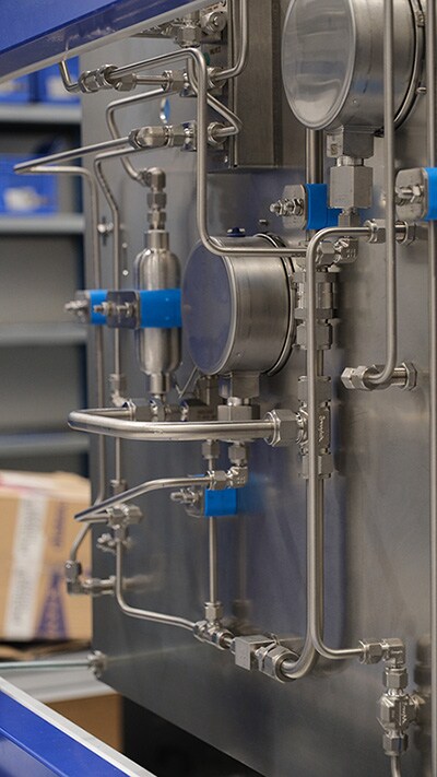 LPG Probenahmesystem Rückseite