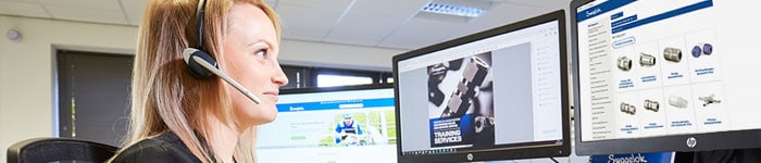 Headerbild der Swagelok Online-Tools