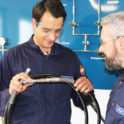 Schlauchberatung und Prüfservice in einem