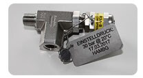 Individuelles Typenschild für Ventile