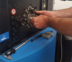 Hose machine for customized hoses from Swagelok Hamburg