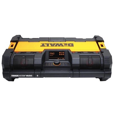 2nd place dewalt charger, radio, bluetooth music player combo