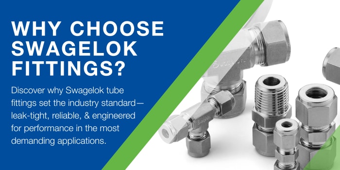 Image with Swagelok tube fittings