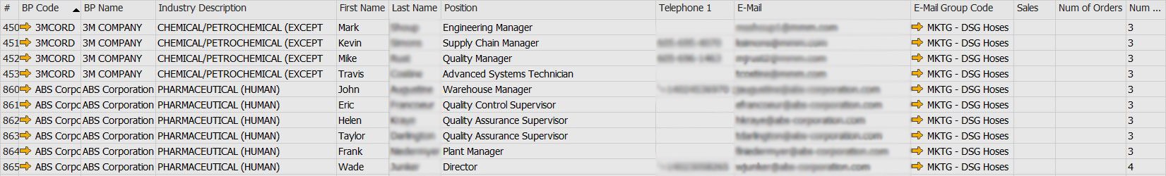 SAP Query