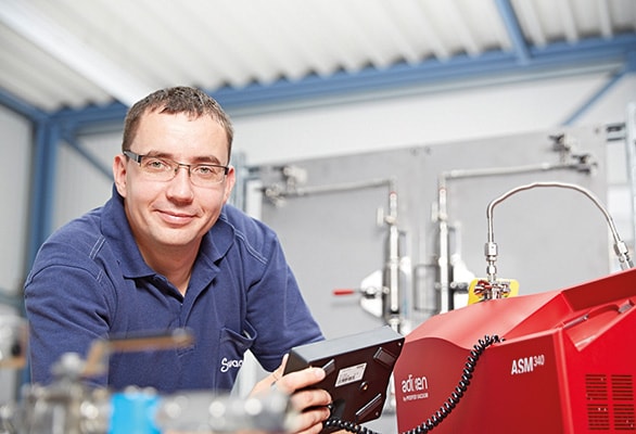 helium leak test