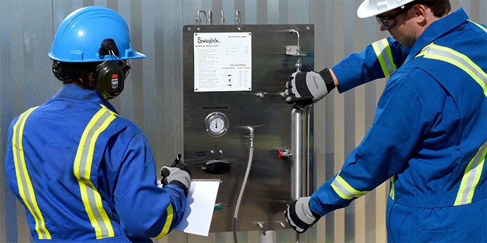 System do poboru prób marki Swagelok