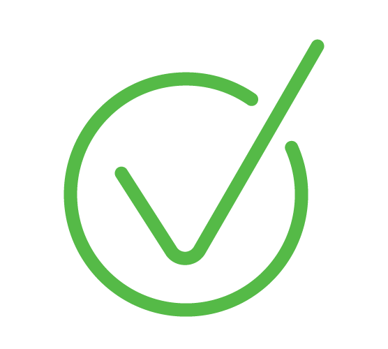 green check mark