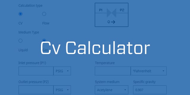 Cv Calculator